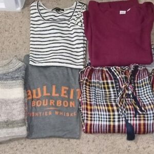 Womens Lot of 6 Sz M Sweaters and Tops, all NWOT and Very Gently Loved